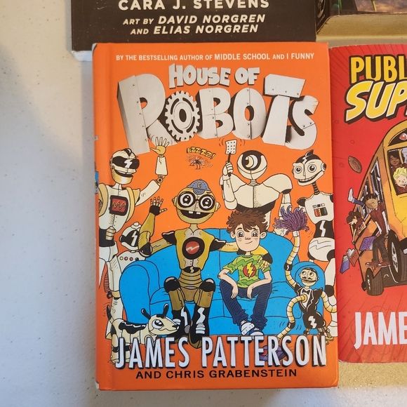Lot Of Kids Graphic Books Minecraft House Of Robots Public School Superhero - Picture 4 of 5